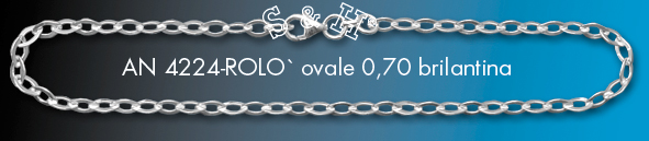 AN 4224-ROLO´ovale 0,70 brillantina