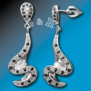 Stříbrné náušnice