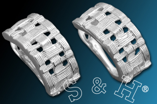 Stříbrné náušnice