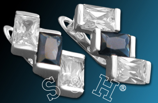 Stříbrné náušnice