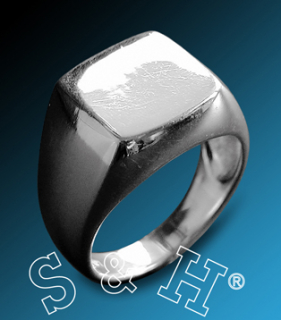 Stříbrný prsten - pánský