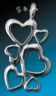 Přívěsek-srdíčka