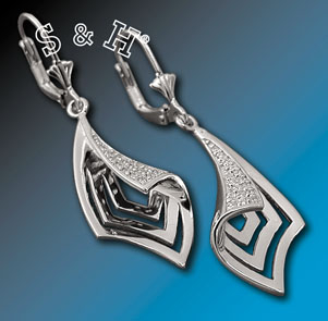 Stříbrné náušnice