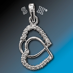 Přívěsek - 2 srdce