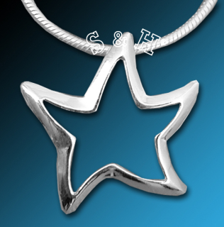 Přívěsek - hvězda