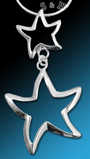 Přívěsek - 2 hvězdy